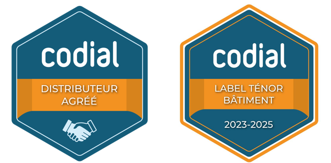 Logo distributeur Codial et Tenor Codial Bâtiment
